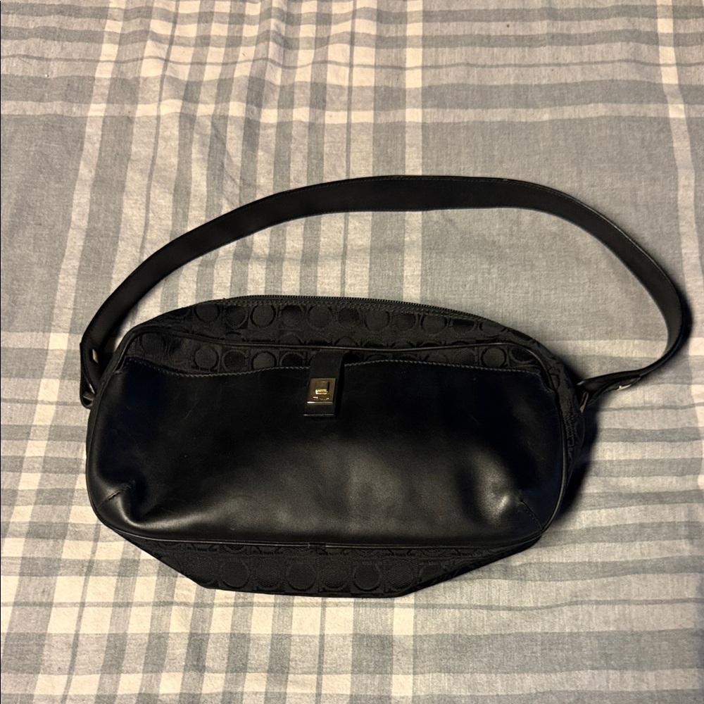 Salvatore Ferragamo Black Shoulder Bag
